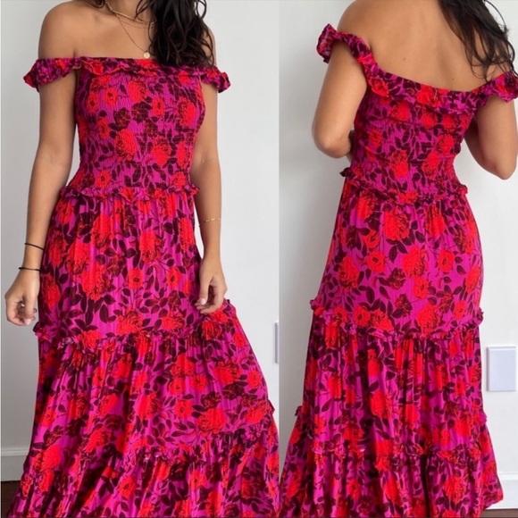 Abel the Label x Anthropologie Purple Reign Maxi Dress - Picture 2 of 10